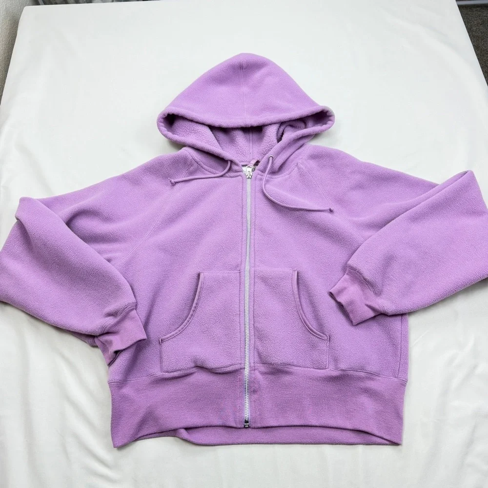 Moda Lavender Fleece Jacket - Picture 1 of 10